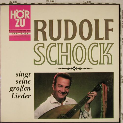 Schock,Rudolf: Singt seine großen Lieder, HörZu/Electrola(SHZE 118), D,  - LP - L4275 - 6,00 Euro