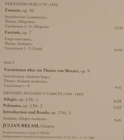 Bream,Julian: Music of Spain Vol.4, Foc, RCA(RL 14033), D, 1981 - LP - L4277 - 6,00 Euro