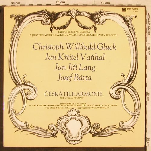 Gluck,Christoph Willibald/Vanhal...: Symfonie in c,d..JJ Lang/J.Bárta, Panton(11 0311), CZ, 1973 - LP - L4286 - 7,50 Euro