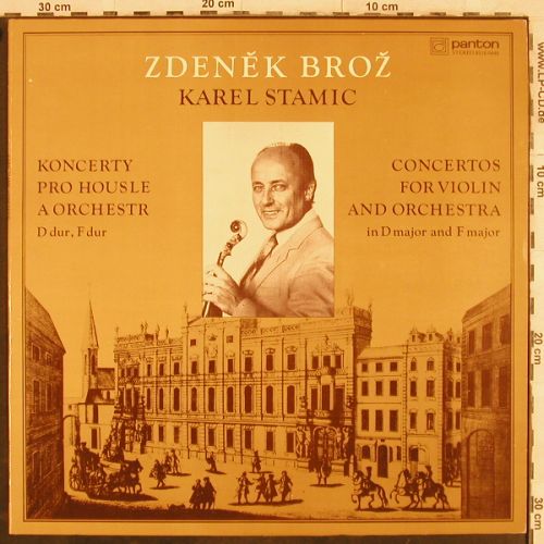 Stamic,Karel: Koncerty Pro Housle a Orchestr, Panton(8110 0448), CZ, 1984 - LP - L4305 - 7,50 Euro