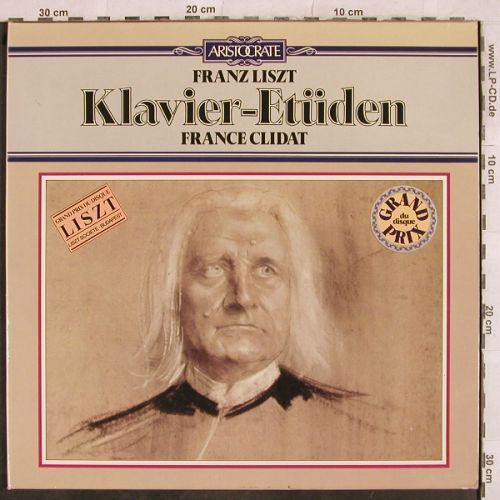 Liszt,Franz: Klavier-Etüden, France Clidat, Aristocrate(EA 27 015), D, Foc, 1973 - LP - L4324 - 7,50 Euro