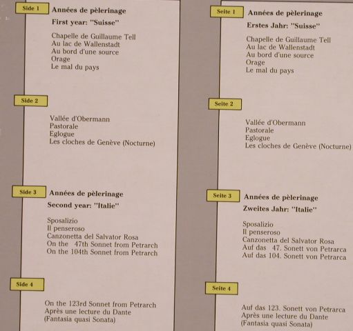 Liszt,Franz: Complete Works for Piano  1,Foc, P.G.(PG 8009-10), NL, 1985 - 2LP - L4325 - 6,00 Euro