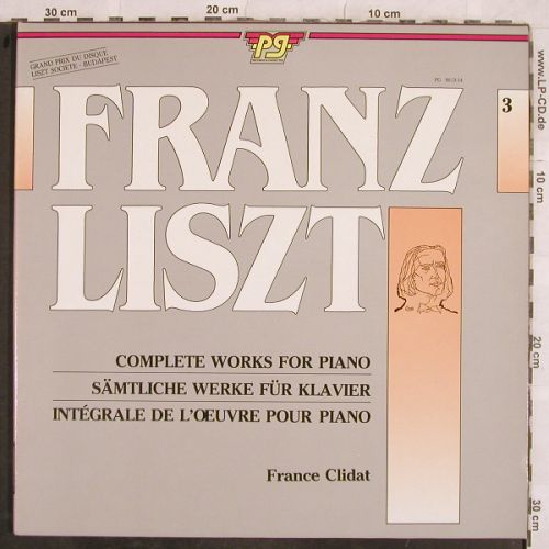 Liszt,Franz: Complete Works for Piano  3,Foc, P.G.(PG 8013-14), NL, 1985 - 2LP - L4327 - 6,00 Euro
