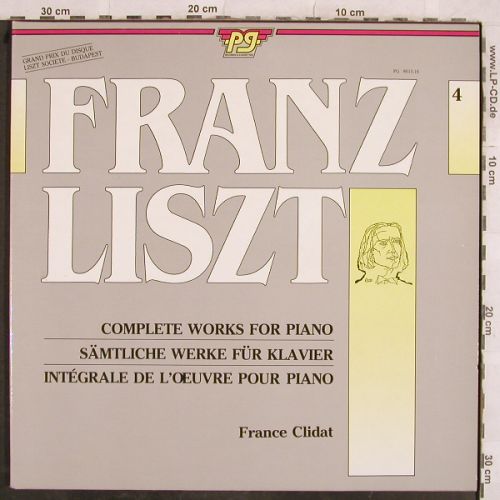 Liszt,Franz: Complete Works for Piano  4,Foc, P.G.(PG 8015-16), NL, 1985 - 2LP - L4328 - 6,00 Euro