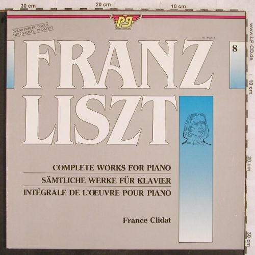 Liszt,Franz: Complete Works for Piano  8,Foc, P.G.(PG 8023-24), NL,  - 2LP - L4330 - 6,00 Euro