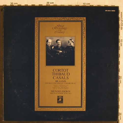 Brahms,Johannes / Mendessohn: Double Concerto in minor,op 102, EMI Angel(GR-2044), J, 1927 - LP - L4384 - 14,00 Euro
