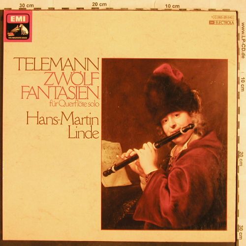 Telemann,Georg Philipp: Zwölf Fantasien für Querflöte Solo, EMI(C 065-28 840), D, ,Foc, 1975 - LP - L4401 - 5,00 Euro
