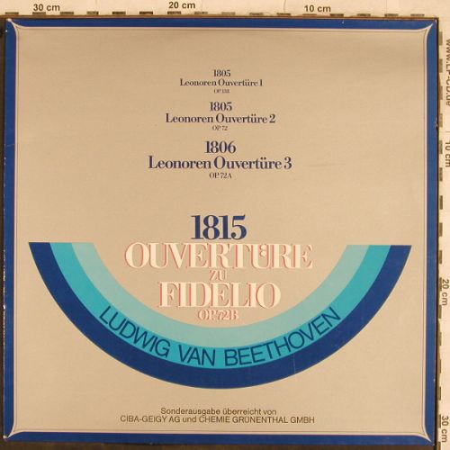 Beethoven,Ludwig van: 1805 Leonore Ouvertüre 1-3/Fidelio, Grünenthal/Ciba-Geigy(TST 77 850), D, 1973 - LP - L4402 - 7,50 Euro