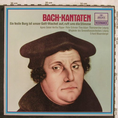 Bach,Johann Sebastian: Kantaten BWV 80 & 140, Archiv Resonance(2547 024), D, Ri, 1967 - LP - L4443 - 6,00 Euro