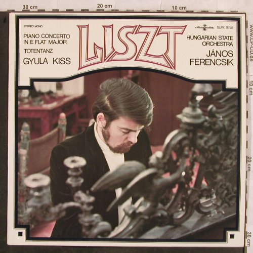 Liszt,Franz: Piano Concerto in E Flat Major, Hungaroton(SLPX 11792), H, 1976 - LP - L4444 - 6,00 Euro