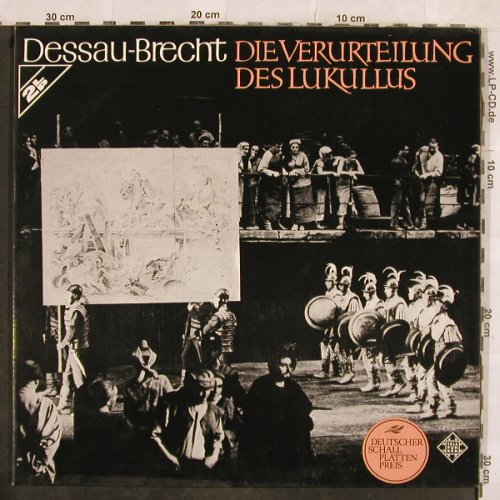 Dessau,Paul & Bertolt Brecht: Die Verurteilung des Lukullus,Foc, Telefunken(6.48104 DX), D, Ri, 1966 - 2LP - L4447 - 9,00 Euro