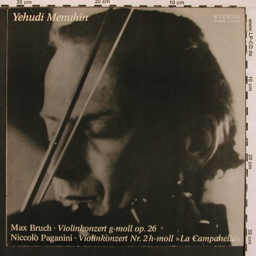 Bruch,Max / N.Paganini: Violinkonzert g-moll op.26/Violinko, Eterna(8 26 555), DDR, 1975 - LP - L4458 - 6,00 Euro