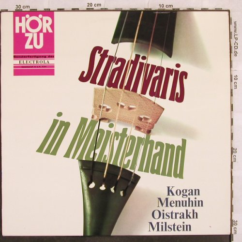 V.A.Stradivaris In Meisterhand: Milstein,Oistrakh,Kogan,Menuhin, HörZu/Electrola(SHZE 229), D,7Tr.,  - LP - L4460 - 7,50 Euro