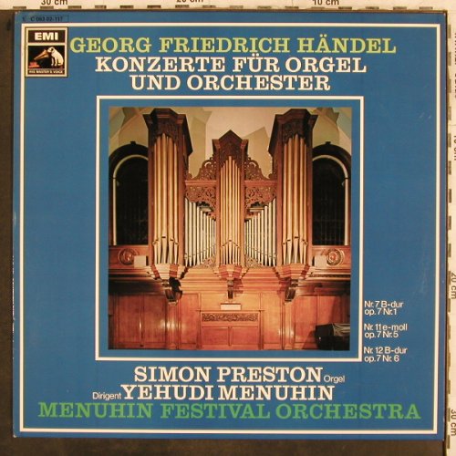 Händel,Georg Friedrich: Orgelkonzerte Nr.7,11 & 12, EMI(C 063-02 117), D,  - LP - L4481 - 6,00 Euro