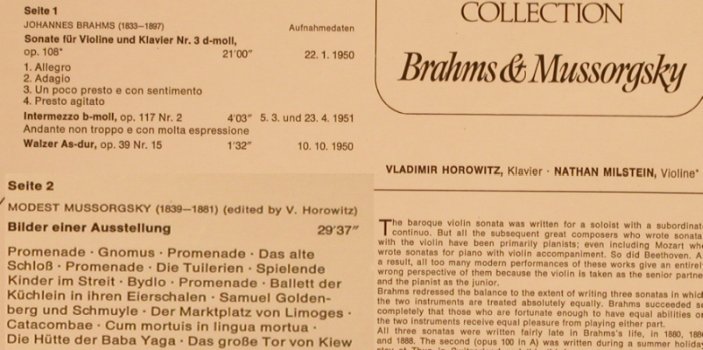 Horowitz,Vladimir: Collection Vol.17-Brahms/Mussorgsky, RCA Victrola VH 017(26.41339 AF), D, 1975 - LP - L4512 - 6,00 Euro
