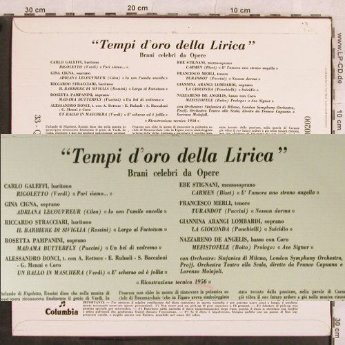 V.A.Tempi D'Oro Della Lirica: Brani celebri da Opere, FS-New, Columbia(QCX 10200), I,  - LP - L4539 - 9,00 Euro