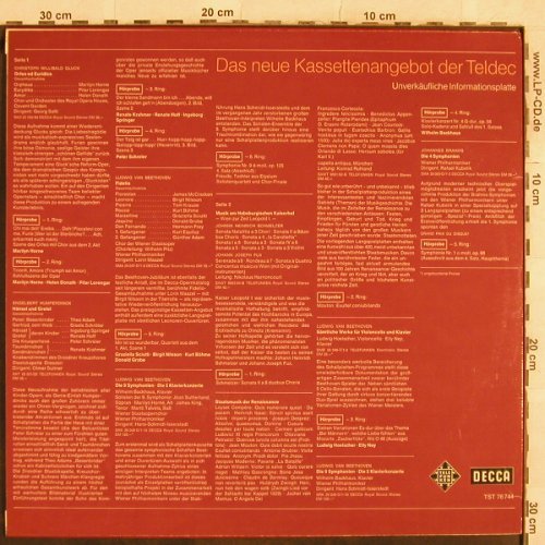 V.A.Musikalische Herbstlese 70: Gluck...Brahms, Musteplatte, Decca(TST 76 744), D, 1970 - LP - L4540 - 4,00 Euro