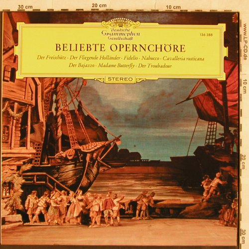 V.A.Beliebte Opernchöre: Freischütz...Troubadour, D.Gr.(136 388), D, Ri, 1957 - LP - L4575 - 5,00 Euro