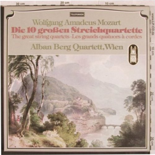 Mozart,Wolfgang Amadeus: 10 Große Streichquartete,Box, Telefunken(6.35485 GX), D, 1979 - 5LP - L4597 - 30,00 Euro
