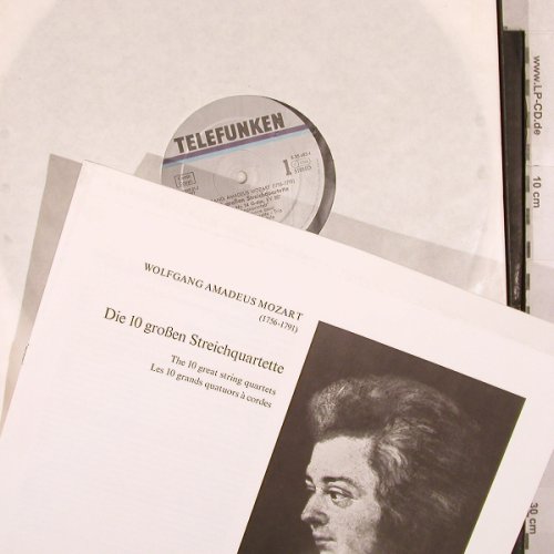Mozart,Wolfgang Amadeus: 10 Große Streichquartete,Box, Telefunken(6.35485 GX), D, 1979 - 5LP - L4597 - 30,00 Euro