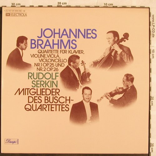 Brahms,Johannes: Quartette F.Klavier,Violine,Viola,V, Dacapo(C 147-01 555/56), D,  - 2LP - L4622 - 12,50 Euro