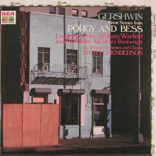 Gershwin,George: Porgy and Bess-Great Scenes(1963), RCA(GL 85234), D, 1986 - LP - L4670 - 5,00 Euro