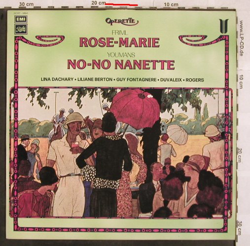 Friml,Radolphe / Youmans: Rose-Marie/No-No Nanette, m-/vg+, EMI(2 C 057-10845), F,Ri, 1954 - LP - L4671 - 5,00 Euro