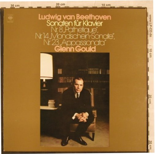Beethoven,Ludwig van: Sonaten für Klavier Nr.8, 14, 23, CBS(CBS 61861), NL, 1979 - LP - L4706 - 7,50 Euro
