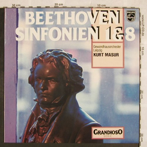 Beethoven,Ludwig van: Sinfonie No. 1 & 8, Philips(6570 131), NL, 1997 - LP - L4737 - 6,00 Euro