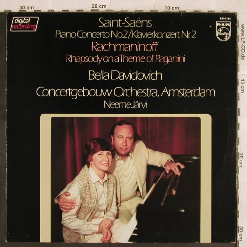Saint-Saens,Camille / Rachmaninoff: Piano Concerto No.2/Rapsod.Paganini, Philips(6514 164), NL, stoc, 1982 - LP - L4740 - 7,50 Euro