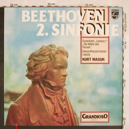 Beethoven,Ludwig van: 2.Sinfonie,Ouverturen Leonore I, Philips Grandioso(6570 130), NL, Ri, co, 1975 - LP - L4742 - 6,00 Euro