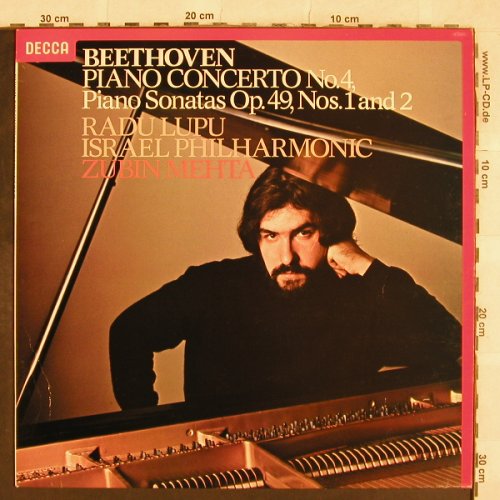 Beethoven,Ludwig van: Piano Concerto No. 4/Sonatas op.49, Decca(SXL 6886), UK, 1978 - LP - L4744 - 6,00 Euro