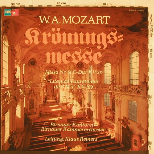 Mozart,Wolfgang Amadeus: Krönungsmesse/Litaniae Lauretanae, MPS/BASF(10 20863-1), D, 1970 - LP - L4755 - 5,00 Euro