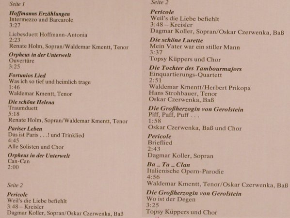 Offenbach,Jacques: Gala-Konzert, Club-Ed., Parnass(38 709 2), D, 1980 - LP - L4779 - 5,50 Euro
