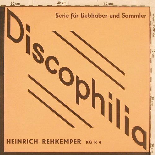 Rehkemper,Heinrich: Same, Discophilia(KG-R-4), D,  - LP - L4780 - 6,00 Euro