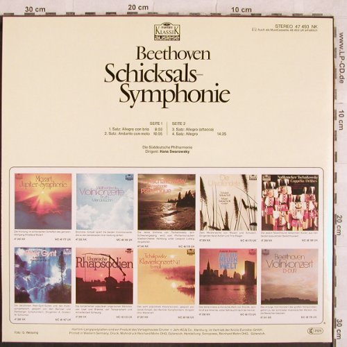 Beethoven,Ludwig van: Sinfonie Nr.5, Maritim(47 493 NK), D, 1977 - LP - L4830 - 6,00 Euro