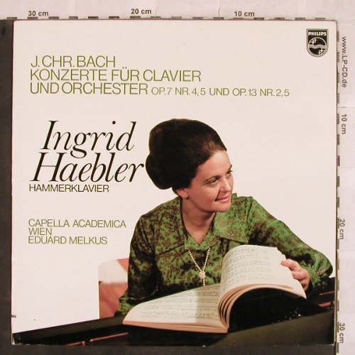 Bach,J.Chr.: Konzerte für Clavier u. Orch., stoc, Philips(6500 847), NL, co, 1974 - LP - L4841 - 5,00 Euro