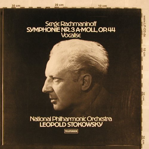 Rachmaninow,Sergei: Sinfonie Nr.3 A-Moll,op.44-Vocalise, Telefunken(6.42613 AW), D, Foc, 1975 - LP - L4844 - 6,00 Euro