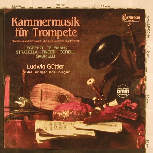 Güttler,Ludwig: Kammermusik für Trompete, Capriccio(CD 27 027), D, 1983 - LP - L4852 - 5,00 Euro