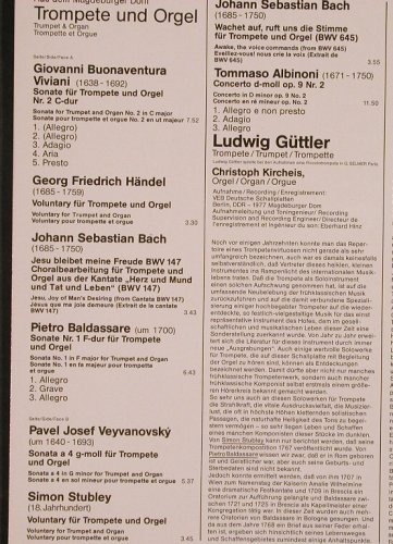 Güttler,Ludwig: Trompete & Orgel,Christoph Kircheis, Capriccio(CA 18 010), D, 1982 - LP - L4853 - 4,00 Euro