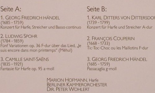 V.A.Auslese 87: Harfen Konzerte, Foc, Capriccio(G 87), D, 1987 - LP - L4868 - 9,00 Euro