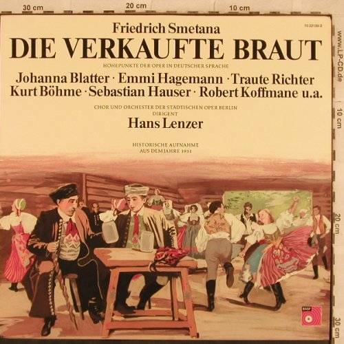 Smetana,Friedrich: Die Verkaufte Braut, BASF(10 22139-3), D, 1951 - LP - L4905 - 5,00 Euro
