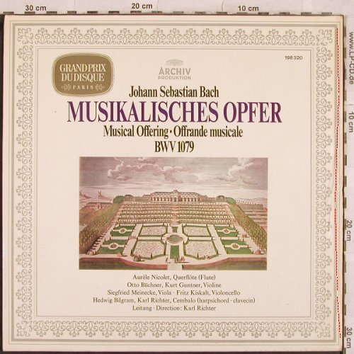 Bach,Johann Sebastian: Musikalisches Opfer BWV 1079, Archiv(198 320), D, m /vg+,  - 2LP - L4918 - 7,50 Euro