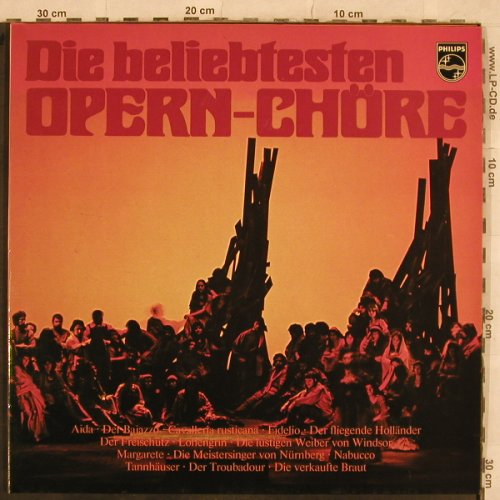 V.A.Die Beliebtesten Opernchöre: TTroubadur, Nabucco...19 Tr, Foc, Philips(6701 051), D,  - 2LP - L4947 - 4,00 Euro