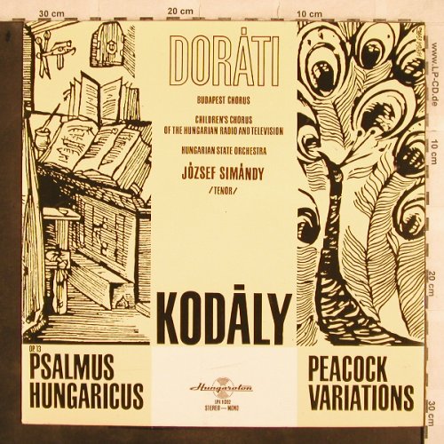Kodaly,Zoltan: Psalmus Hungaricus/Peacock Variatio, Hungaroton(LPX 11392), H,  - LP - L4951 - 5,00 Euro