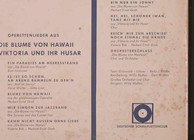 Lehar,Franz / Paul Abraham: Die lustige Witwe/Blume von Hawaii, DSC/Decca(E-528), D, m-/vg+,  - LP - L4952 - 4,00 Euro