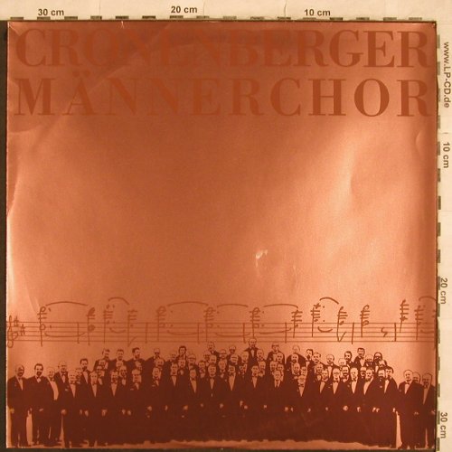 Cronenberger Männerchor: bei der Arbeit, m-/VG+, Life Records(St 206-6411), D,  - LP - L4953 - 5,00 Euro
