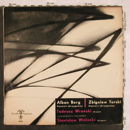 Berg,Alban / Zbigniew Turski: Koncert skrzypcowy,Violin C., Muza, Mono(XL 0140), PL,vg+/vg+,  - LP - L4956 - 9,00 Euro