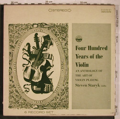 Staryk,Steven: Four Hundred Years of the violin, Everest Records(3203/6), US,VG+/VG+,  - 6LP - L5085 - 15,00 Euro