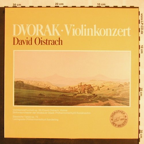 Dvorak,Antonin: Violinkonzert A-moll/Slawische Tänz, Melodia Auslese(87 695 XAK), D,  - LP - L5156 - 7,50 Euro